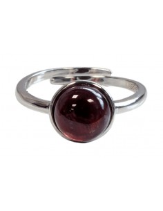 Anello con Granato in argento 925 2