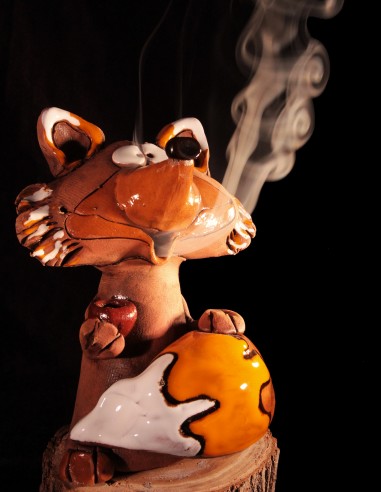 Giraffe Glass Tobacco Pipe