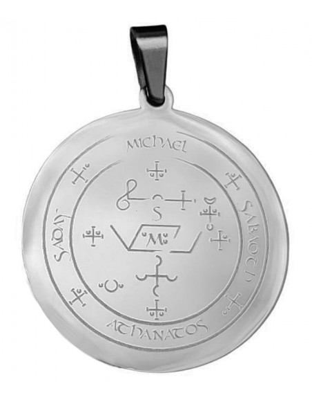 Sigillo dell'arcangelo Michele - Protezione - ciondolo in acciaio