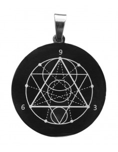 3/6/9 Tesla - steel pendant