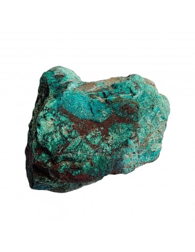 Chrysocolla and raw malachite