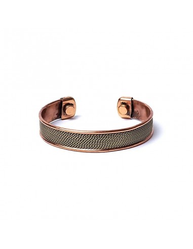 Bracelet copper rope motif magnetic