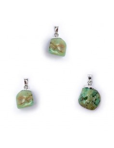 Chrysoprase gemstone pendant