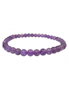 Braccialetto elastico Quarzo Ametista