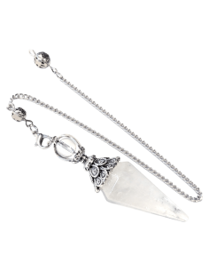 Pendulum Rock crystal facet...