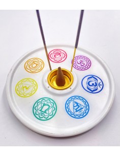 7 chakra round incense...