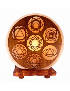 Lampada di Sale dell’Himalaya - 7 Chakra