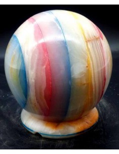 Sphere-shaped onyx lamp 2