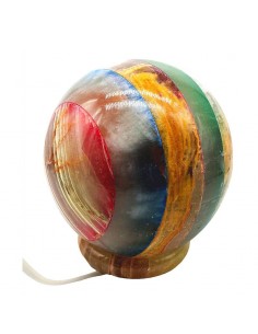 Lampada in Onice a forma di sfera