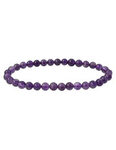 Braccialetto elastico Quarzo Ametista 2