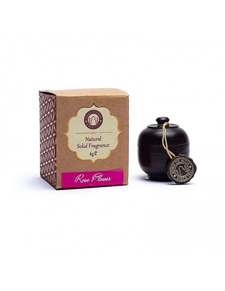 Crema profumata Rosa in vaso di Palissandro