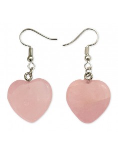 Earrings heart with Rose...