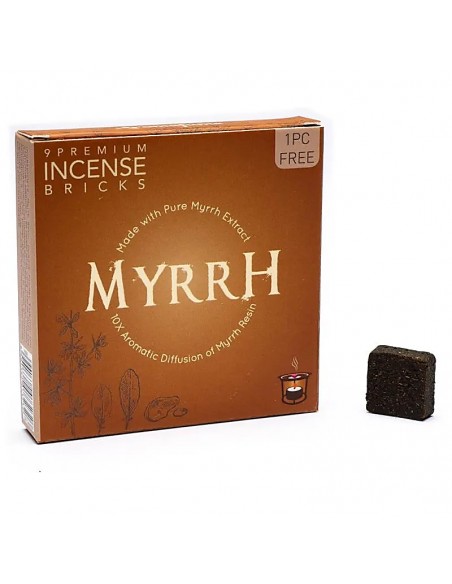 Aromafume mattoncini di Mirra