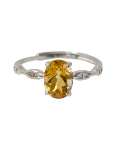 Ring with Citrine in 925... 2