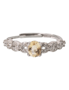 Ring with Citrine in 925... 2
