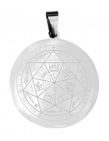 Seal of the 7 Archangels - steel pendant