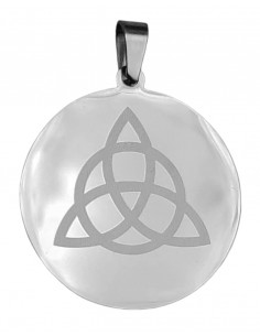 Triquetra - steel pendant 2