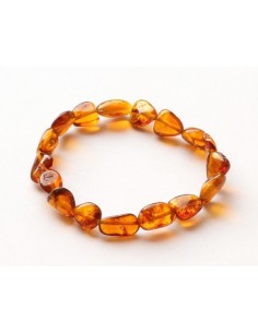 Cognac adult amber bracelet