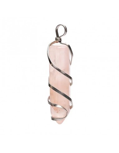 Rose Quartz Pendant - Tip