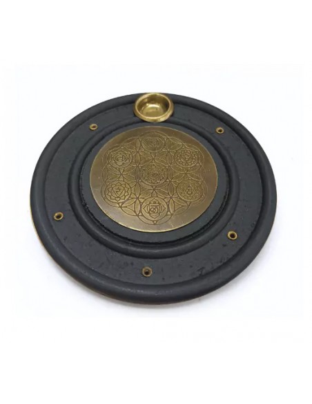 Brucia incensi e coni 7 Chakra e Fiore della Vita