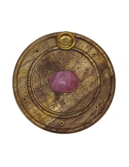 Brucia incensi e coni Quarzo Rosa