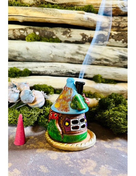 Casetta mod. A - diffusore di incenso a cono