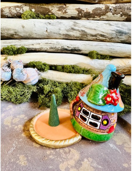 Casetta mod. A - diffusore di incenso a cono