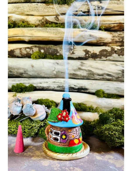 Casetta mod. A - diffusore di incenso a cono