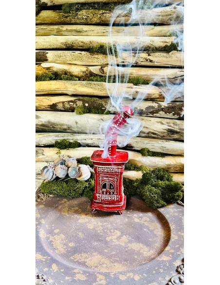 Stufetta media quadrata mod. H - diffusore di incenso a cono