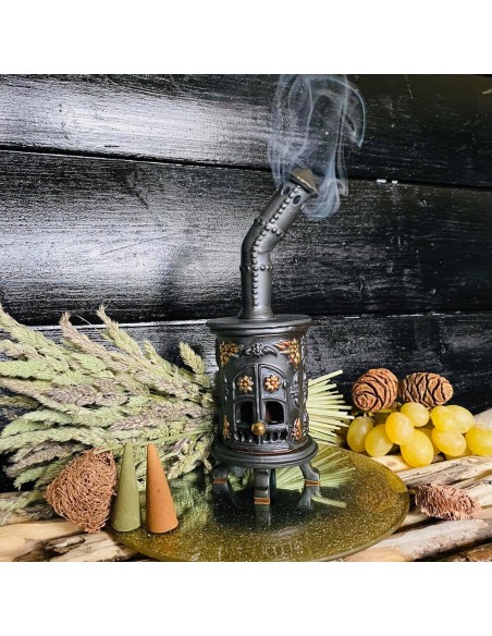 Stufetta media tonda mod. L - diffusore di incenso a cono