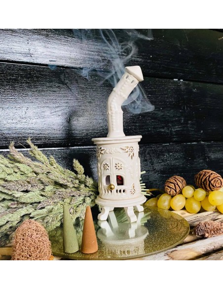 Stufetta media tonda mod. L - diffusore di incenso a cono