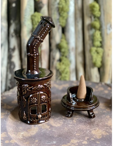 Stufetta media tonda mod. L - diffusore di incenso a cono