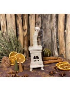 Stufetta piccola quadrata mod. M - diffusore di incenso a cono