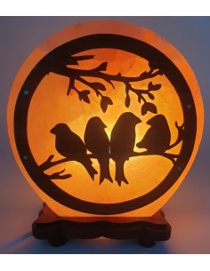 Lampada di Sale dell’Himalaya - Uccellini