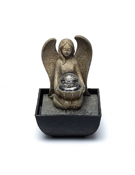 Fontana d'acqua Angelo con sfera