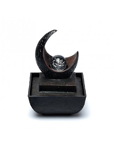 Fontana d'acqua Luna con sfera