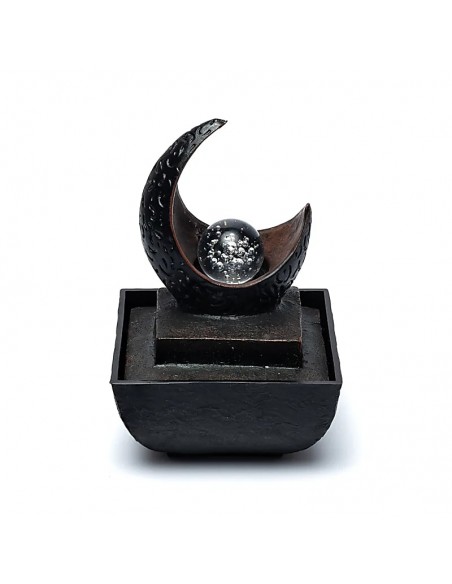 Fontana d'acqua Luna con sfera