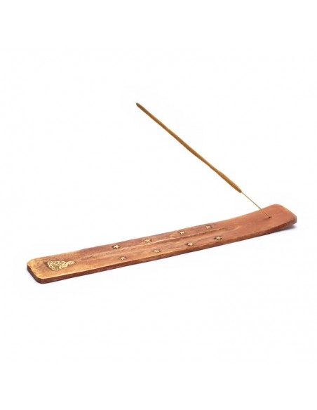 Brucia bastoncini d'incenso con Buddha