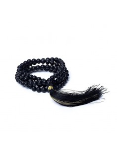 Mala black onyx with tassel