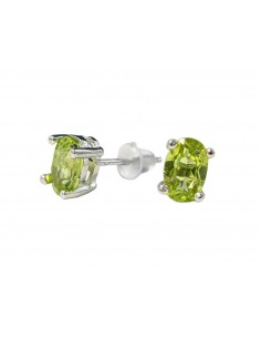Earrings with AA Peridot 2