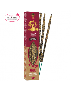 Legno di Sandalo - Bastoncini di incenso Herbio - Ecocert