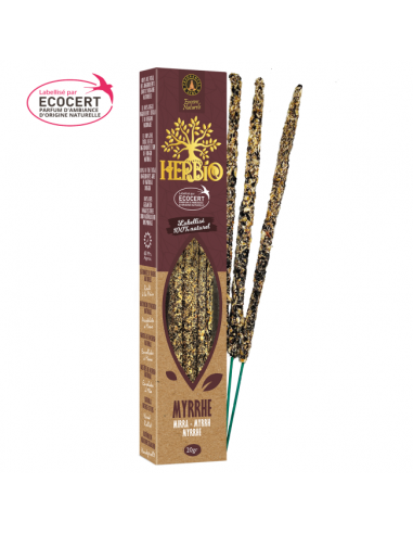 Myrrh - Herbio incense sticks - Ecocert