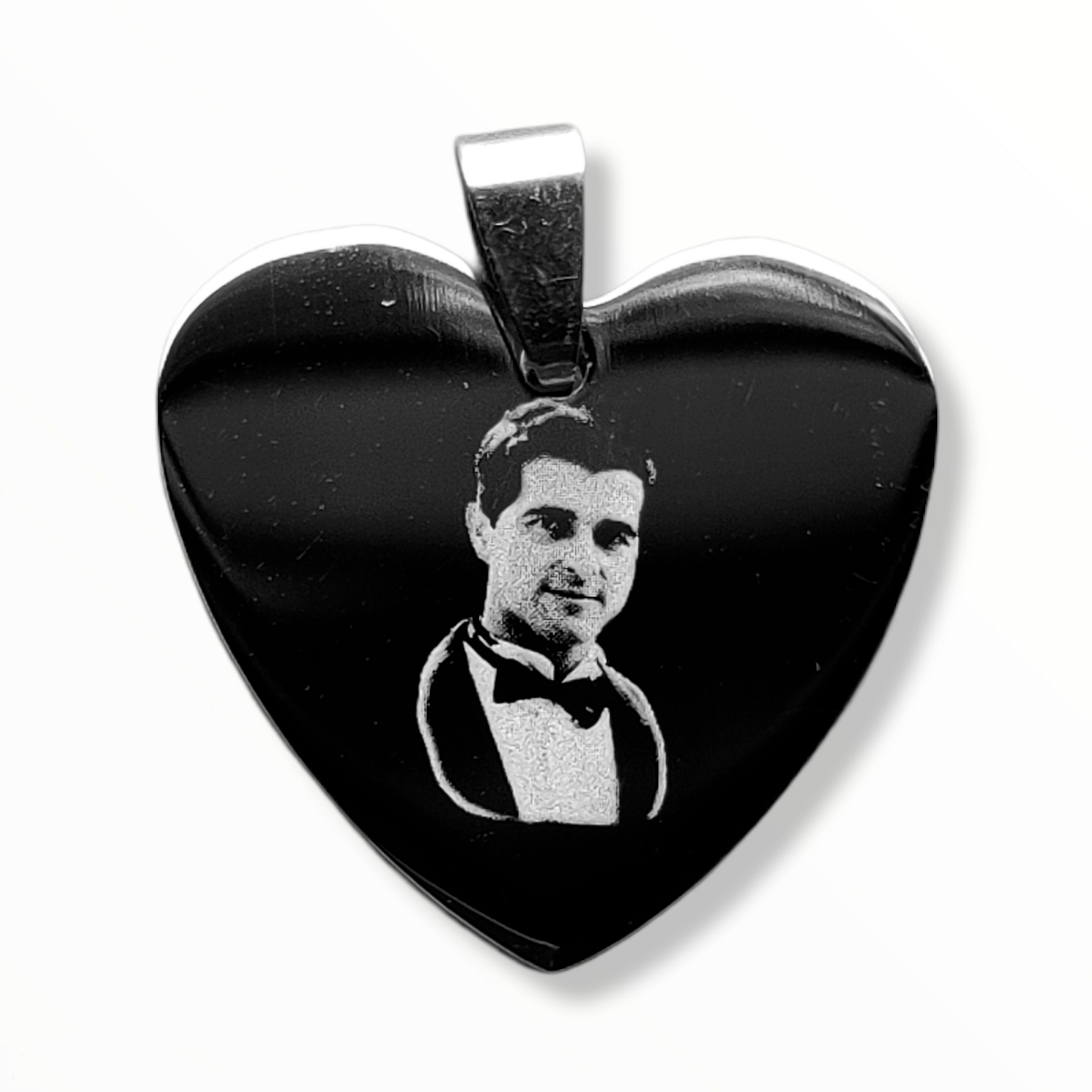 Esempio ciondolo cuore con foto